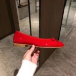 Chanel Women Ballerinas in Patent Calfskin Leather-Red - Image 8