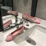 Chanel Women Ballerinas in Tweed Fabrics-Pink – Bild 5