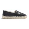 Chanel Women Espadrilles in Lambskin Leather-Black