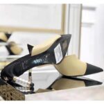 Chanel Women Mules Lambskin & Grosgrain 8 cm Heel-Beige - immagine 10