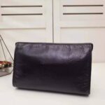 Gucci GG Men Pouch with Interlocking G in Black Soft Leather - immagine 4