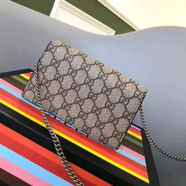 Gucci GG Women Dionysus GG Supreme Mini Bag-Sandy (4)