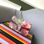 Gucci GG Women Dionysus Small GG Blooms Super Mini Bag-Brown - Image 2