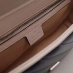 Gucci GG Women GG Marmont Small Shoulder Bag in Blue Diagonal Matelassé Leather - Image 10