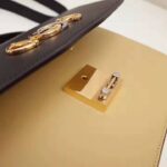 Gucci GG Women Gucci Zumi Smooth Leather Small Shoulder Bag in Black and Beige Smooth Leather - Image 5