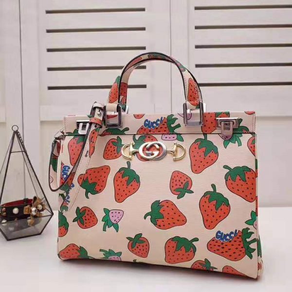 gucci zumi strawberry bag