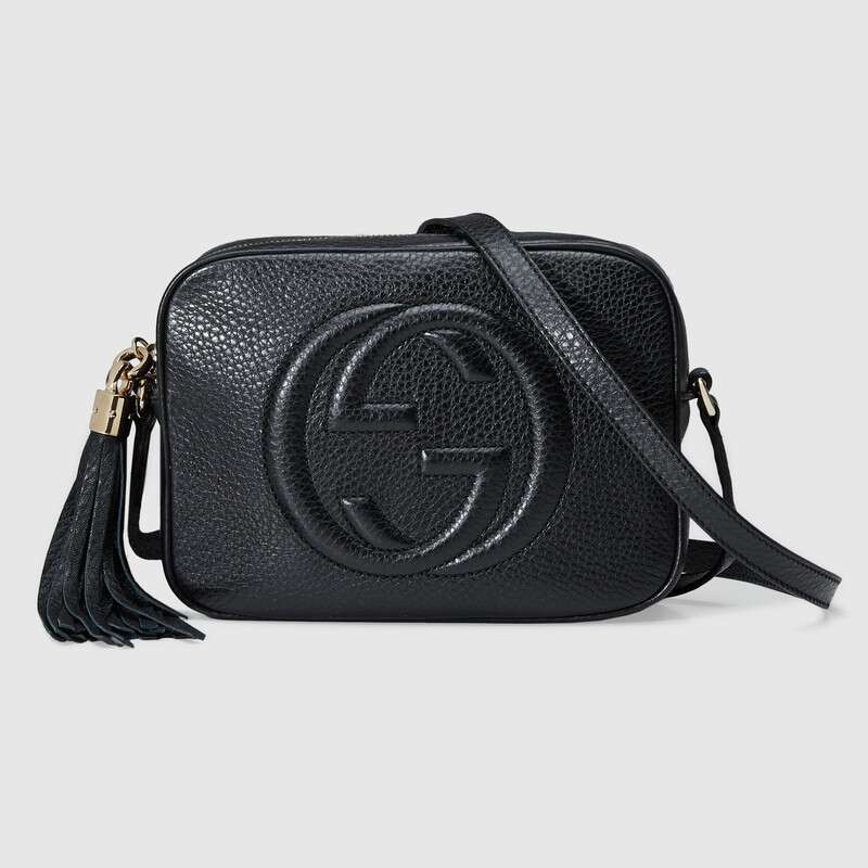Gucci GG Women Soho Small Leather Disco Bag in Embossed Interlocking G ...