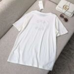 Gucci Men Gucci Band Oversize Print T-Shirt in White Cotton Jersey - Image 3