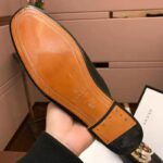 Gucci Men Princetown Embroidered Leather Slipper with Tiger Appliqué 1.27cm Heel-Black - Image 9