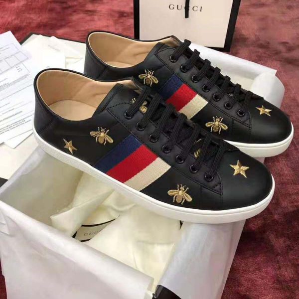 gucci ace bee black