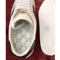 Gucci Men’s Ace Embroidered Sneaker in White Leather with Bees and Stars (1)