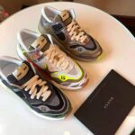 Gucci Men's Ultrapace Sneaker in Embroidered G Detail 3 cm Heel-Green - immagine 7