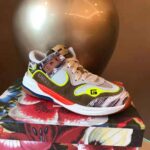 Gucci Men's Ultrapace Sneaker in Leathers and Fabrics 3 cm Heel-Green - immagine 6