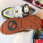 Gucci Men's Ultrapace Sneaker in Leathers and Fabrics 3 cm Heel-Green - immagine 11