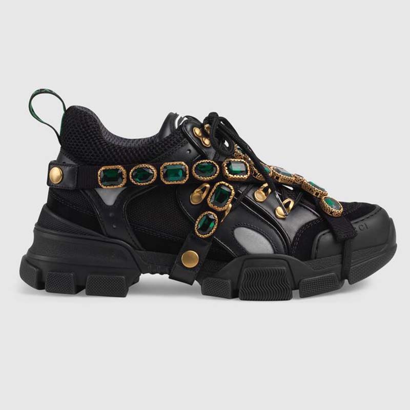 gucci sneakers flashtrek black