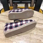 Gucci Unisex GG Check Tweed Loafer in Blue White and Red Check Tweed - immagine 2