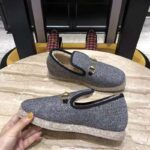 Gucci Unisex GG Herringbone Loafer in Blue and White Herringbone - Bild 11