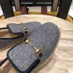 Gucci Unisex GG Herringbone Loafer in Blue and White Herringbone - Bild 15