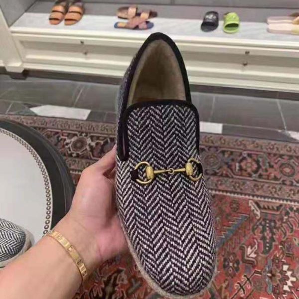 gucci herringbone loafer