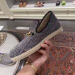 Gucci Unisex GG Herringbone Loafer in Blue and White Herringbone - Bild 14