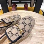 Gucci Unisex GG Wool Loafer in Beige and Ebony GG Wool - immagine 14