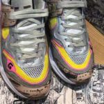 Gucci Unisex Ultrapace Sneaker with Embroidered Gucci and Interlocking G in Metallic Leather-Pink - immagine 6