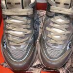 Gucci Unisex Ultrapace Sneaker with Embroidered Gucci and Interlocking G in Metallic Leather-Silver – Bild 9