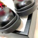 Gucci Women Gucci Leather Ankle Boot in Black Shiny Leather 7.6 cm - Image 10