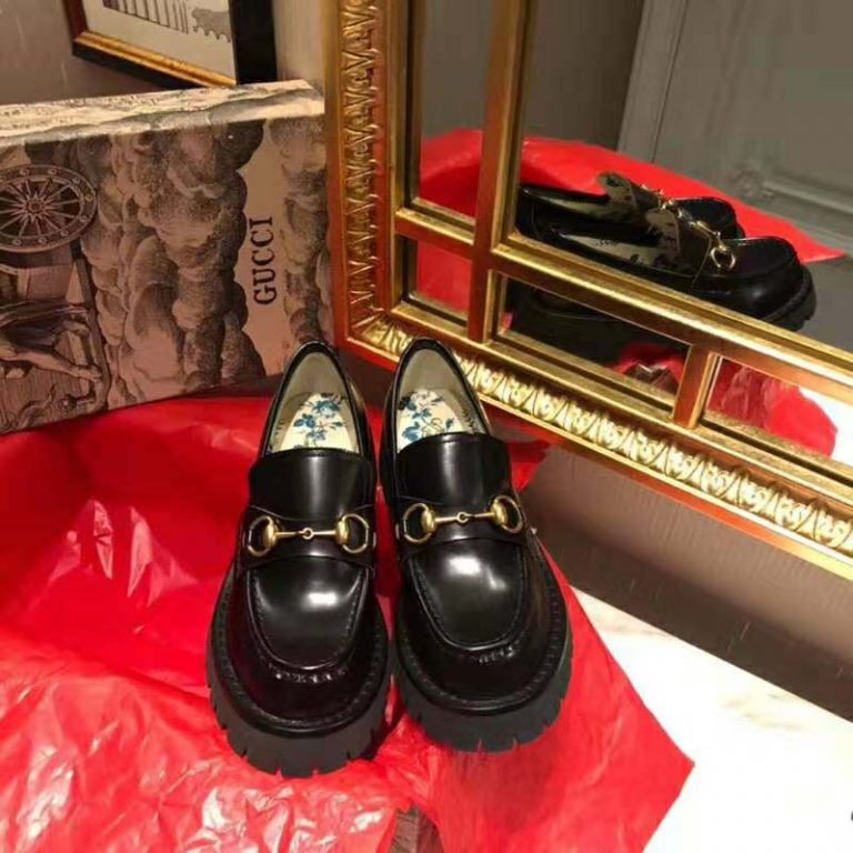 gucci loafer lug sole