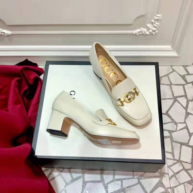 leather loafer with interlocking g horsebit