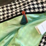 Gucci Women Houndstooth Fitted Jacket in Wool and Cotton-Black - Imagen 8