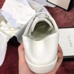 Gucci Women's Ace Embroidered Sneaker in White Leather with Bees and Stars – Image 10