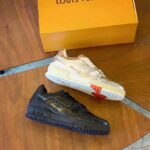 Louis Vuitton LV Men LV Trainer Sneaker-Exclusively Online in Alligator-Embossed Calf Leather-Black - Imagen 7