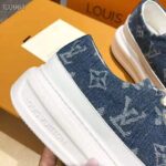 Louis Vuitton LV Men Stellar Sneaker in Blue Monogram Denim - Imagen 8