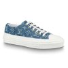 Louis Vuitton LV Men Stellar Sneaker in Blue Monogram Denim