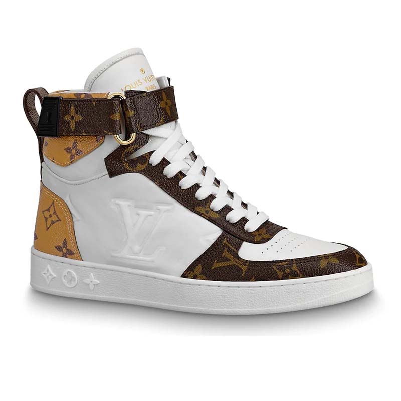 Louis Vuitton LV Unisex Boombox Sneaker Boot in Embossed Lamb Leather ...