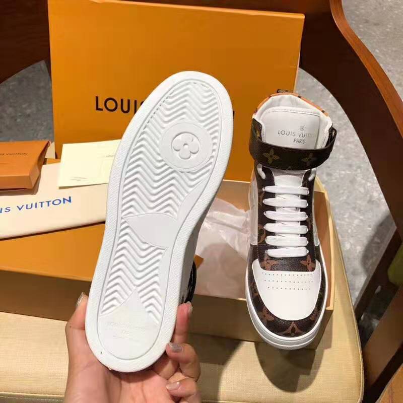 Boombox leather trainers Louis Vuitton Gold size 38 EU in Leather - 33214176