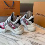 Louis Vuitton LV Unisex LV Archlight Sneaker in Technical Fabric and Monogram Canvas-Pink - Bild 6