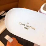 Louis Vuitton LV Unisex LV Luxembourg Sneaker in Iridescent Monogram Textile and Calf Leather-Rose - immagine 14