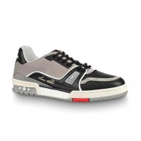 Louis Vuitton LV Unisex LV Trainer Sneaker in Calf Leather-Black (1)
