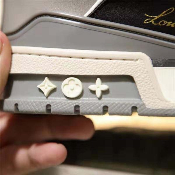 Louis Vuitton LV Unisex LV Trainer Sneaker in Calf Leather-Black (6)