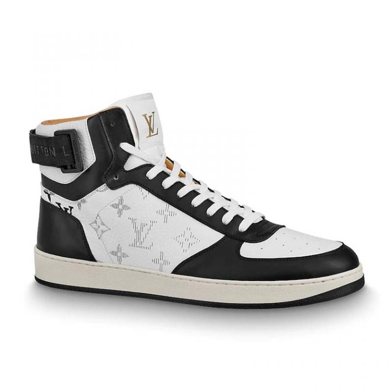 Louis Vuitton LV Unisex Rivoli Sneaker Boot in Monogram Grained Calf ...