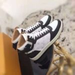 Louis Vuitton LV Unisex Rivoli Sneaker Boot in Monogram Grained Calf Leather-Black - Image 6