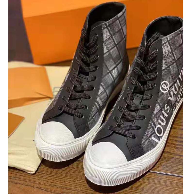 louis vuitton tattoo sneaker boot black