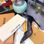 Louis Vuitton LV Women Chérie Pump in Patent Monogram Canvas and Patent Calf Leather - Image 7