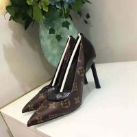 Louis Vuitton LV Women Chérie Pump in Patent Monogram Canvas and Patent Calf Leather (1)