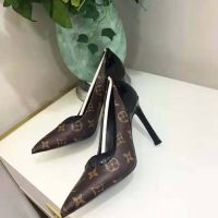 Louis Vuitton LV Women Chérie Pump in Patent Monogram Canvas and Patent Calf Leather (1)