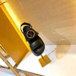 Louis Vuitton LV Women Crossroads Comfort Sandal in Black Glazed Calf Leather – Bild 4