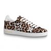 Louis Vuitton LV Women Frontrow Sneaker in Pony-Styled Calf Leather-Brown