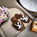 Louis Vuitton LV Women Homey Flat Mule in Mink Fur-Brown – Image 4